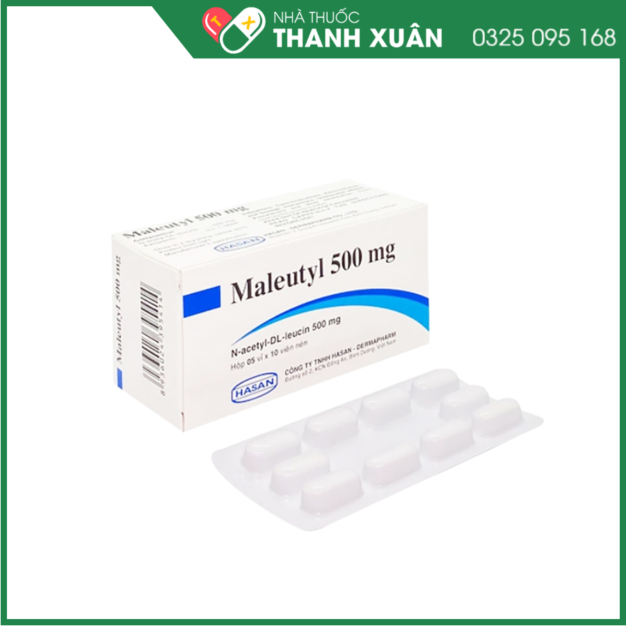 Maleutyl 500 điều trị triệu chứng chóng mặt